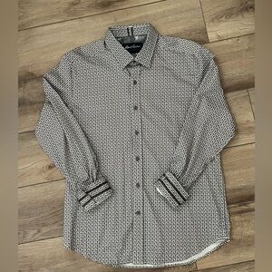 Robert Graham Modern Americana Micro Paisley Long-Sleeve Button-Up Shirt